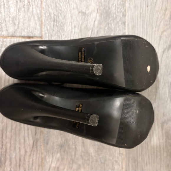 GLAZE extra high  black Maryjane platform stiletto HEELS size 6 - Picture 2 of 8